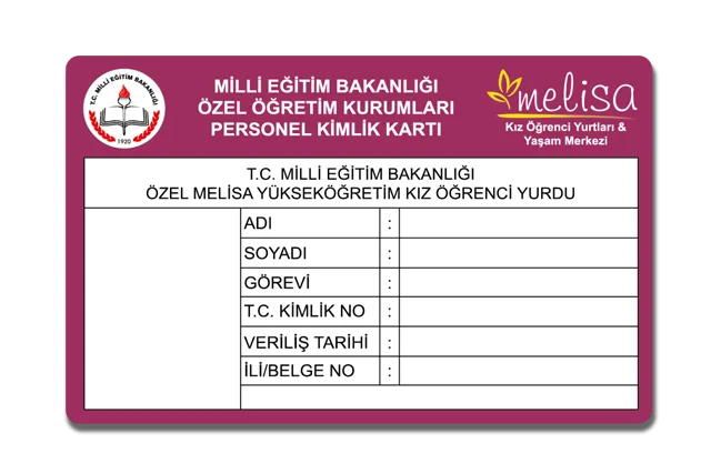 PVC yaka kartı baskı